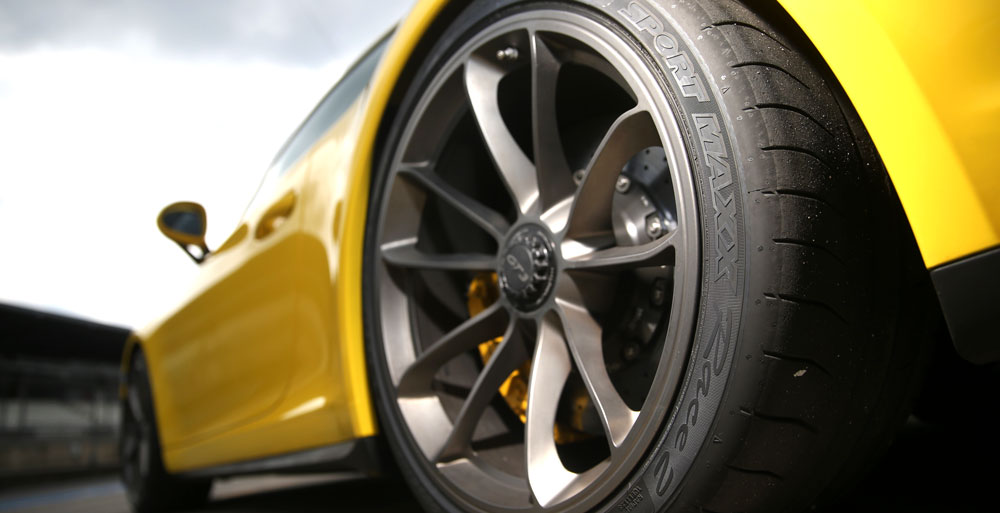 Essai des pneus Dunlop Sport Maxx Race 2 sur Porsche 911 GT3