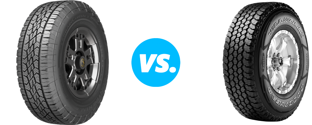 Continental TerrainContact AT vs Goodyear Wrangler All Terrain Adventure