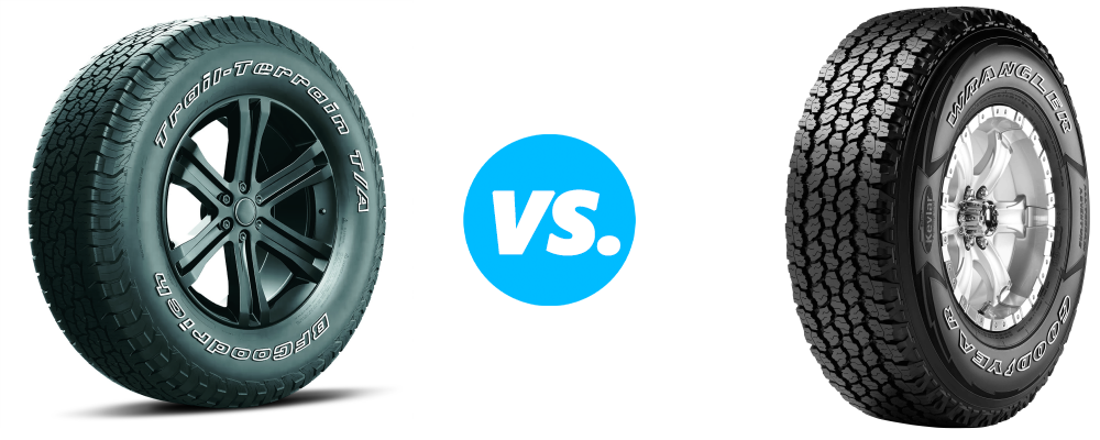 BFGoodrich Trail Terrain TA vs Goodyear Wrangler All Terrain Adventure