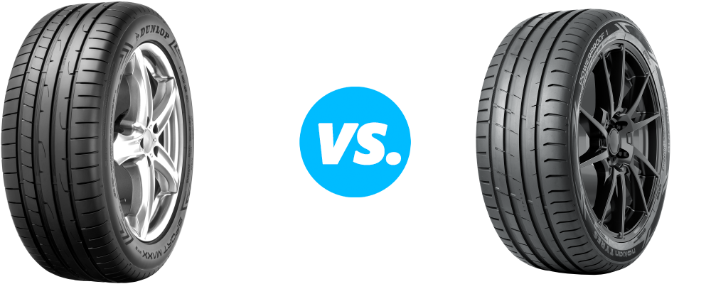 Dunlop SportMaxx RT 2 vs Nokian Powerproof 1